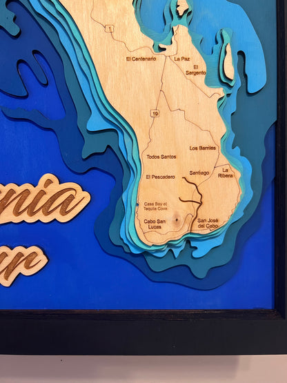 Baja California Surf Layered Map