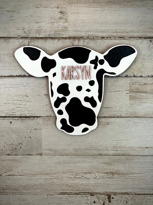 Cow Head Sign