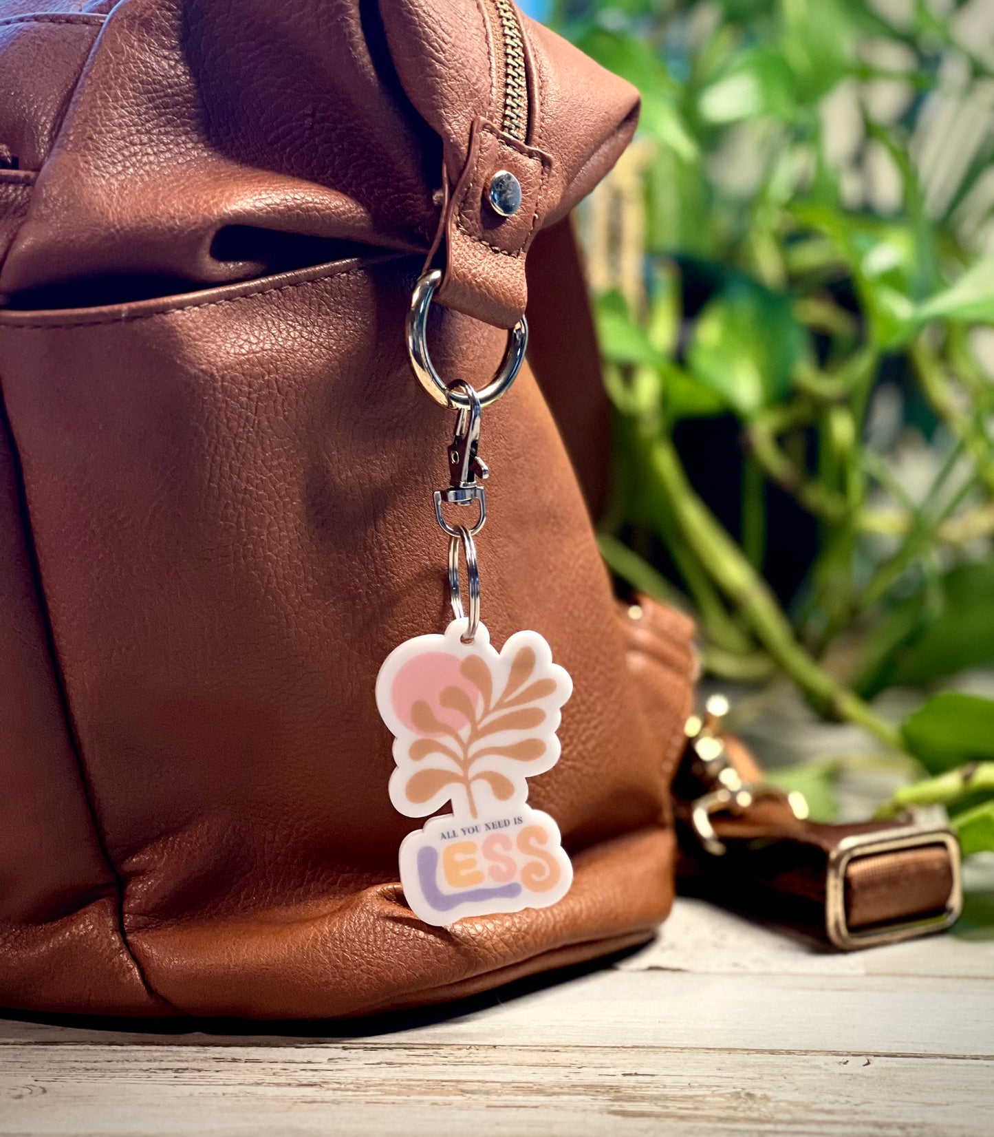 Inspirational Flower Keychains