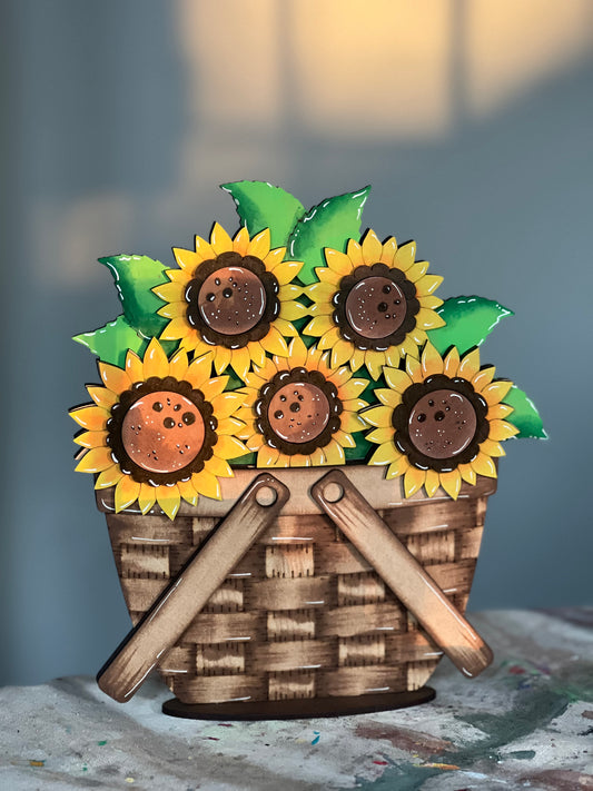 Sunflower Basket Insert