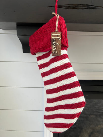 Stocking Name Tags