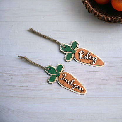 Carrot Name Tag