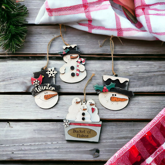 Snowman Ornament Bundle