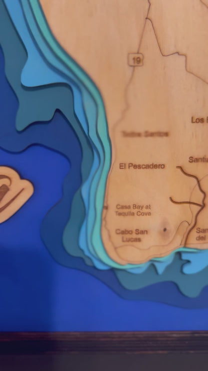 Baja California Surf Layered Map