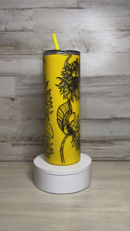 Sunflower Wrap 20oz Tumbler